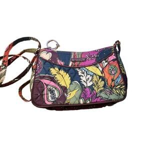 Vera Bradley Jazzy Blooms Crossbody Handbag Very Clean!